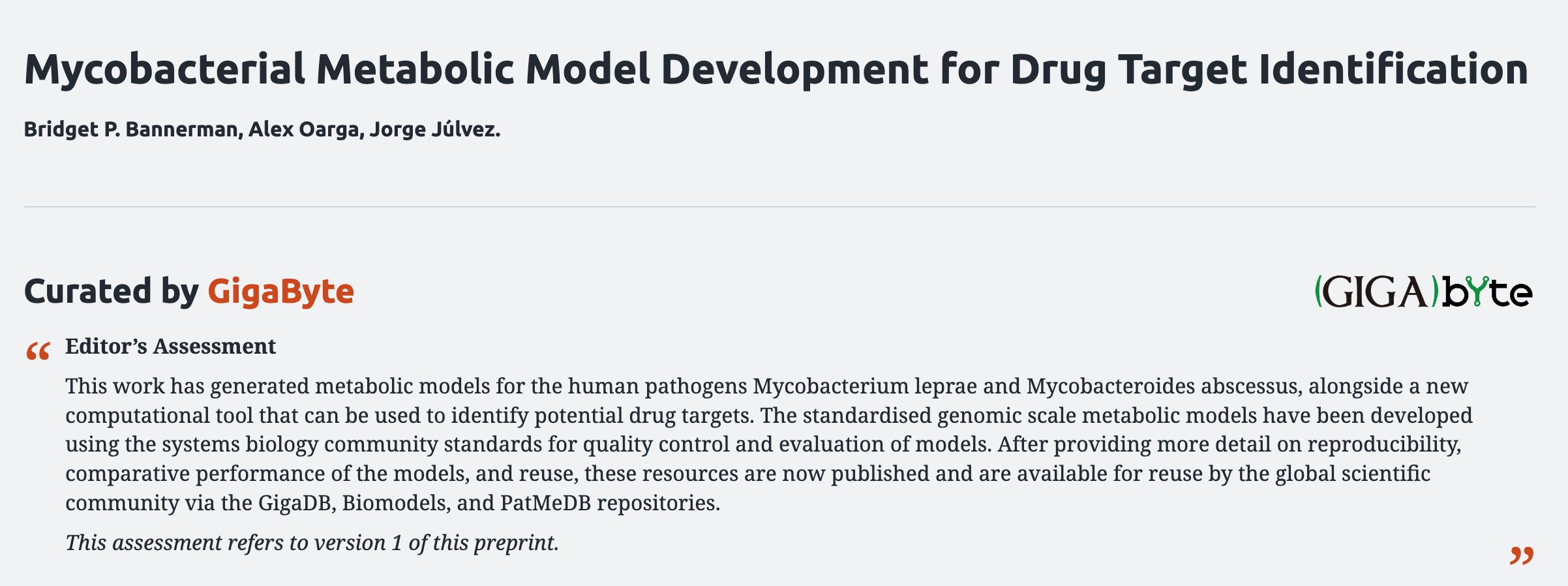 What is public preprint curation?